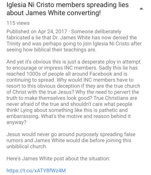 James White issues