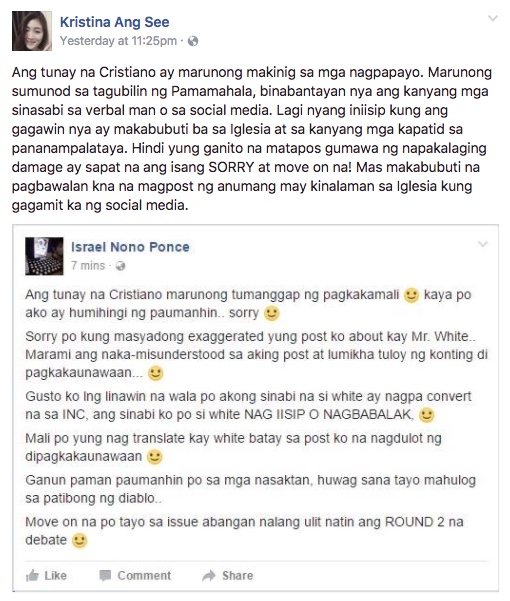 Pinagsabihan si Nono Ponce