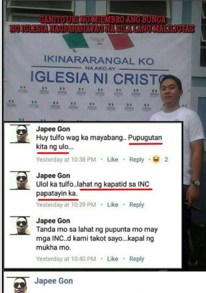 INC Members - Threats -1