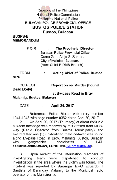 Police report1