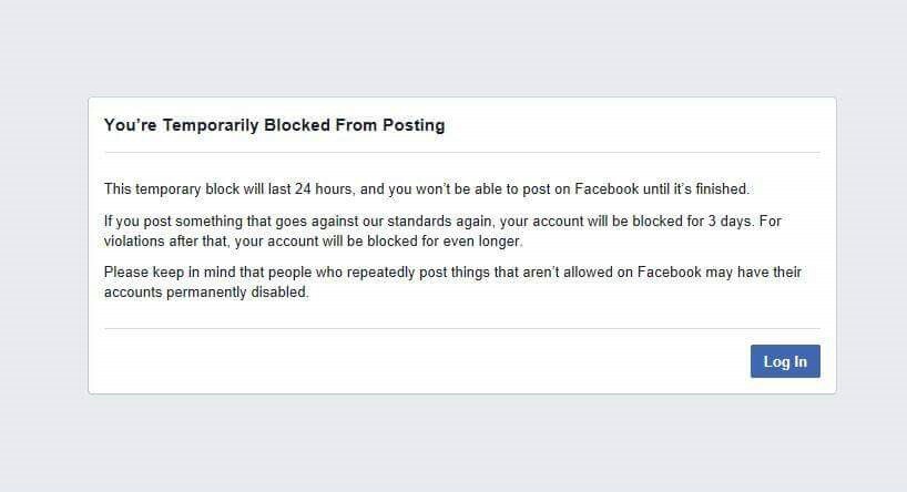 Temporarily Blocked