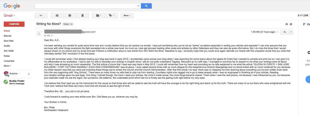 Bro. Philip Email