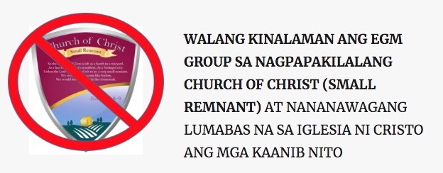 Isaias T. Jun Samson Jr Disclaimer
