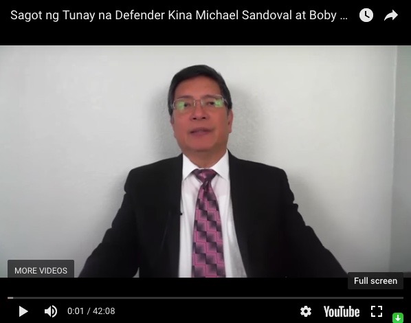 Isaias T. Jun Samson Jr. Youtube Video