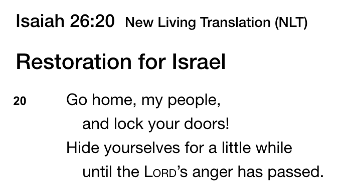Isaiah 26,20