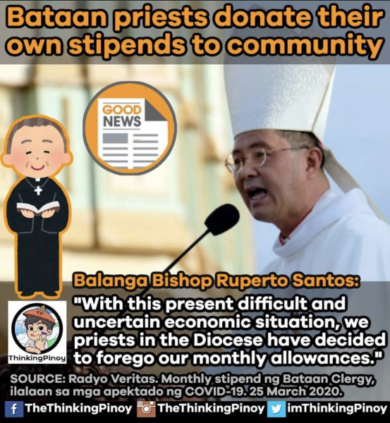 Priest donates stipend