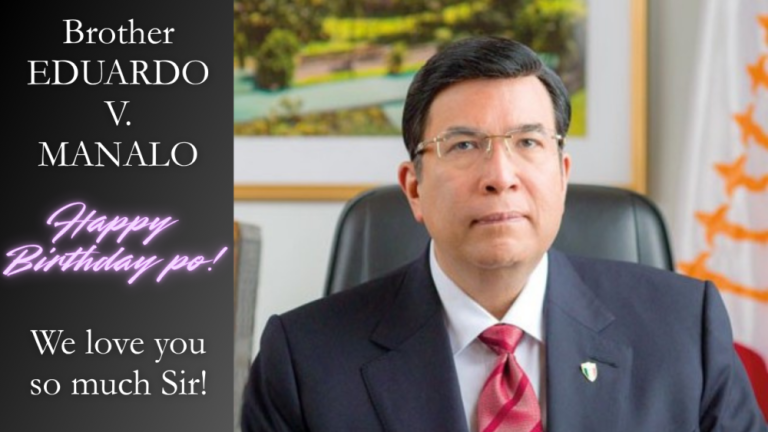 Happy Birthday Eduardo Manalo